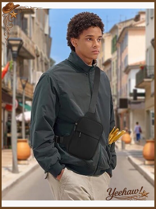 Waterproof Small Anti-theft Sling Bag Crossbody Chest Pack Travel Passport main image 6